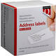 Labeletiket Quantore DK-11209 29x62mm adres wit 800 stuks