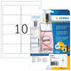 Etiket HERMA 8018 96x50.8mm transparant 250 stuks