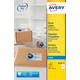 Etiket Avery J8166-25 99.1x93.1mm wit 150 stuks