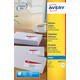 Etiket Avery J8173-25 99.1x57mm wit 250 stuks