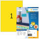 Etiket HERMA 4401 210x297mm A4 geel 100 stuks