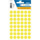 Etiket HERMA 1854 rond 12mm fluor geel 240 stuks