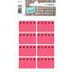 Etiket HERMA 3772 26x40mm diepvries rood 48 stuks