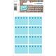 Etiket HERMA 3773 26x40mm diepvries blauw 48 stuks