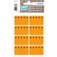 Etiket HERMA 3774 26x40mm diepvries oranje 48 stuks
