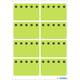 Etiket HERMA 3775 26x40mm diepvries groen 48 stuks