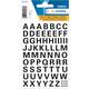 Etiket HERMA 4158 10mm letters A-Z zwart