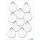 Hanghaakje HERMA 5752 34.5mm 10 stuks