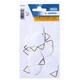 Hanghaakje HERMA 5752 34.5mm 10 stuks