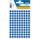 Etiket HERMA 1833 rond 8mm donkerblauw 540 stuks
