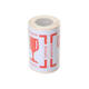 Waarschuwingsetiket IEZZY breekbaar 80mmx100m rood 250 stuks