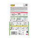 Bevestigingsstrip Command klik vast klein 1,8kg wit
