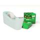 Plakbandhouder Scotch C18 mint + 4 rollen magic tape 19mmx33m