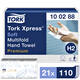 Handdoek Tork H2 Xpress Premium multifold 2-laags 212x340mm 21x110 vel wit 100288