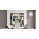 Wandklok Unilux Instinct Ø 30.5cm zilvergrijs/wit
