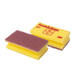 Schuurspons Scotch-Brite delicate oppervlakken 70x130mm geel 10 stuks