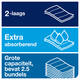 Handdoek Tork H2 Xpress Premium multifold 2-laags 212x255mm 21x150 vel wit 100289
