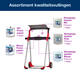 Poetspapierdispenser Tork W1 Performance vloerstandaard rood 652008