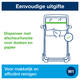 Poetspapierdispenser Tork W1 Performance vloerstandaard rood 652008
