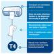 Toiletpapierdispenser Tork T4 Elevation duo wit 557000
