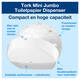 Toiletpapierdispenser Tork T2 Elevation jumbo klein wit 555000