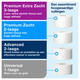 Toiletpapierdispenser Tork T2 Elevation jumbo klein wit 555000