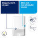 Handdoekdispenser Tork H2 Elevation Xpress wit 552000
