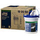 Handreinigingsdoek Tork W14 Premium emmer 1-laags 58 vel wit 190592