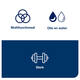 Reinigingsdoek Tork W1-W2-W3 Premium Heavy-Duty 1-laags 280 vel blauw 530237