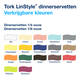 Dinerservet Tork Linstyle Premium 1/8 vouw 1-laags 390x390mm 50 vel wit 478180
