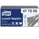 Lunchservet Tork Advanced 1/4 vouw 2-laags 328x325mm 200 vel grijs 477205