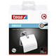 Toiletrolhouder met deksel tesa® Smooz hoogglans verchroomd metaal zelfklevend
