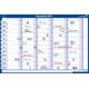 Jaarplanner 2026 Legamaster 90x60cm horizontaal gelamineerd en oprolbaar Engelstalig