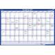Jaarplanner 2027 Legamaster 1 persoon 90x60cm horizontaal gelamineerd Engelstalig