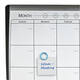 Whiteboard Nobo magnetische planner met prikbord van kurk 58,5x43cm