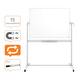 Whiteboard Nobo kantelbord mobiel 90x120cm staal