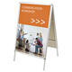 Stoepbord Nobo Essence A0 1189x841mm met kliklijst