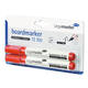 Whiteboardmarker Legamaster TZ 100 rond 1.5-3mm rood blister à 2 stuks