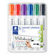 Whiteboardmarker Staedtler Lumocolor 351 standaard assorti 6 stuks