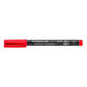 Viltstift Staedtler Lumocolor 317 permanent M rood