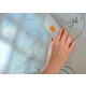 Whiteboardwisser Nobo magnetisch met verwisselbare strip