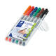 Viltstift Staedtler Lumocolor 315 non permanent medium assorti 6 stuks