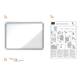 Buitenvitrine Nobo Premium Plus 9xA4 draaideur magnetisch