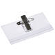 Badge Europel met clip en speld 75x40mm 24st
