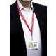 Badge Durable bezoekers 97x86mm 100 stuks