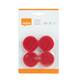 Magneet Nobo 38mm rood 4 stuks