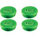 Magneet Legamaster 30mm 850gr groen 4 stuks