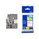 Labeltape Brother P-touch TZe-242 standaard 18mm rood op wit