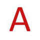 Labeltape Dymo LabelManager D1 polyester 12mm rood op wit
