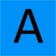 Labeltape Dymo LabelManager D1 polyester 12mm zwart op blauw